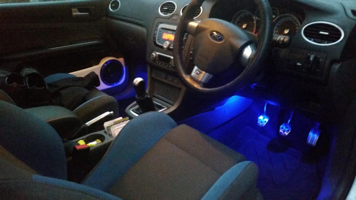 Blue Footwell Lights Ford Focus St Forum